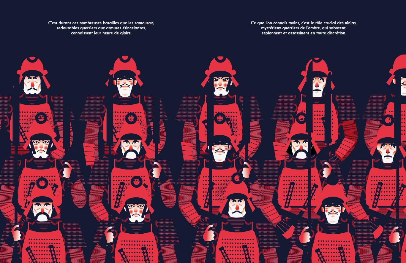 LE GUIDE VISUEL DES SAMOURAÏS ET DES NINJAS